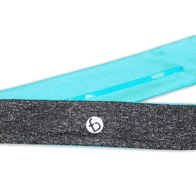 FlipBelt Women's Running Headband with Silicone Grip