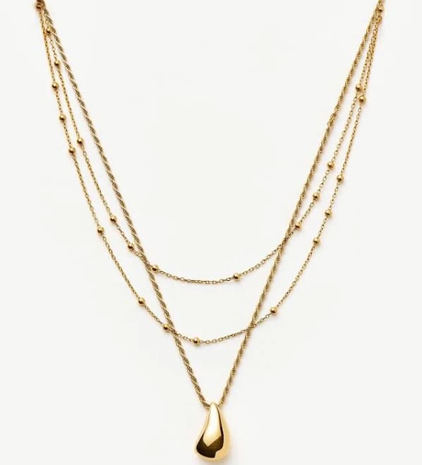 Missoma Sterling Silver Everyday Layering Necklace Set