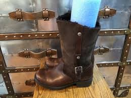 UGG Australia F8010G Leather & Suede Sheepskin Winter Boots With Zipper US 6 | eBay