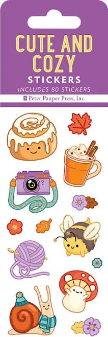 Peter Pauper Press Cute & Cozy Sticker Set