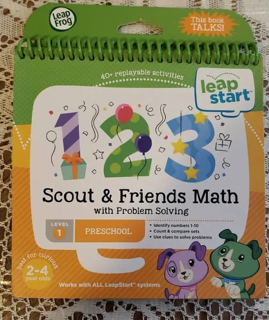 Leapfrog LeapStart Preschool Math Activity Book