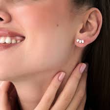 1.20 Ctw Lab Grown Emerald Cut Diamond Stud Earrings - Alba – Ferkos Fine Jewelry