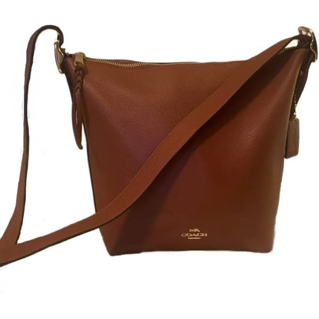 Coach Pebbled Leather Small Dufflette Duffle Bag Crossbody ~NWT~