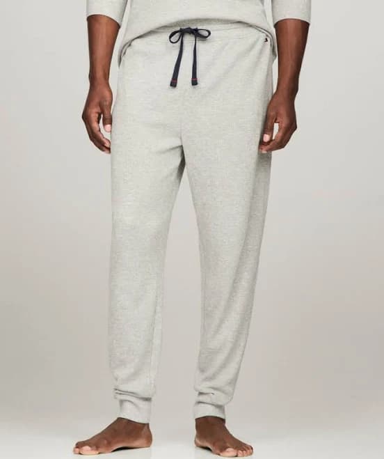 Tommy Hilfiger Men's Classic-Fit Waffle-Knit Thermal Pajama Joggers