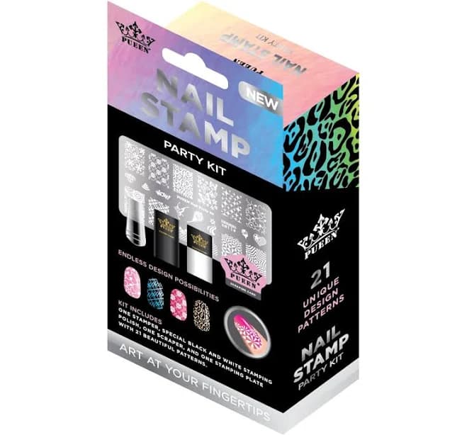 PUEEN Nail Art Stamp Party Kit