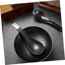 Amazon.com | UPKOCH 5pcs Japanese Style Ceramic Soup Spoons Creative Rice and Porridge Spoons for Home Kitchen Tableware Comfortable Grip Simple and Stylish Design Mixed Colors: Rice & Potato Servers