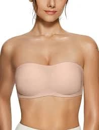 Wireless Strapless Bra - Skin Color / L