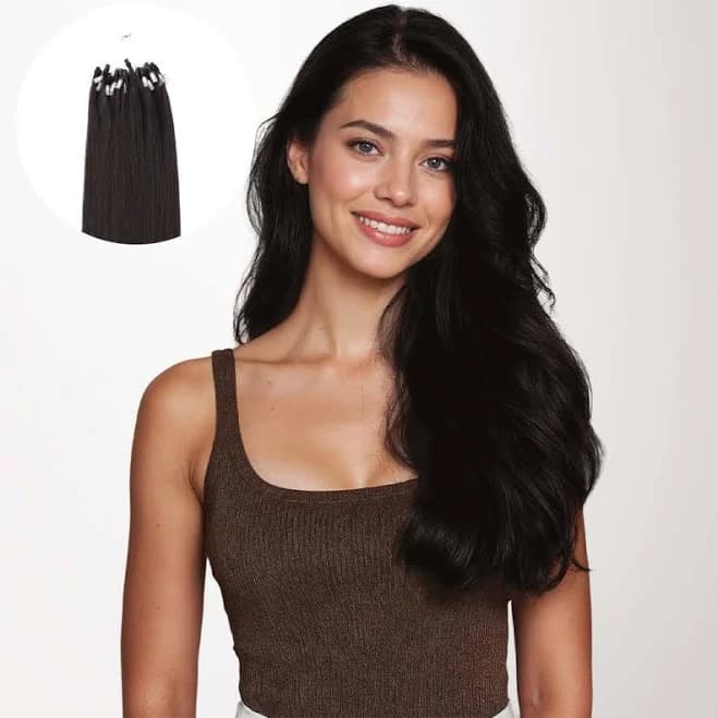Best Micro Link Hair Extensions for Natural Volume |GOO GOO HAIR | Shop Now, 22"-50G-50S