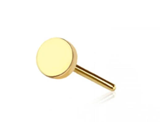 Disc Stud Earrings