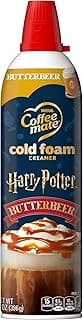 Harry Potter Butterbeer Flavored Cold Foam Creamer, Gluten Free Creamer 14 oz