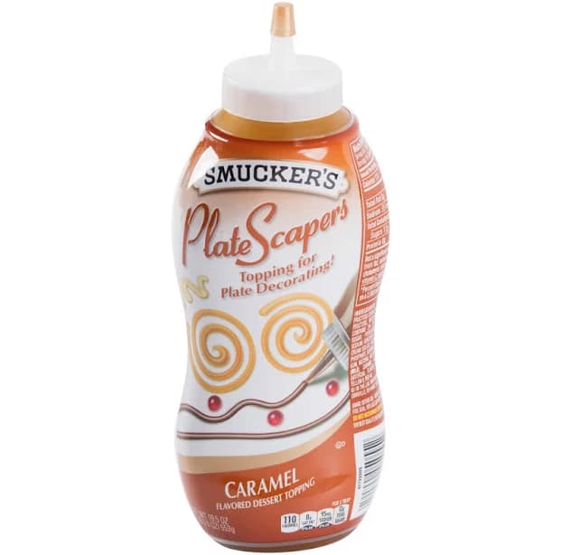 Smucker's Plate Scrapers Dessert Topping