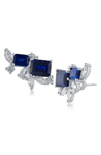 CZ by Kenneth Jay Lane Women's Cluster Stud Earrings