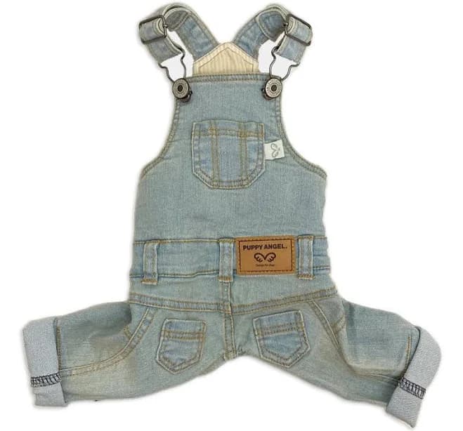 Daily Denim Dog Overalls