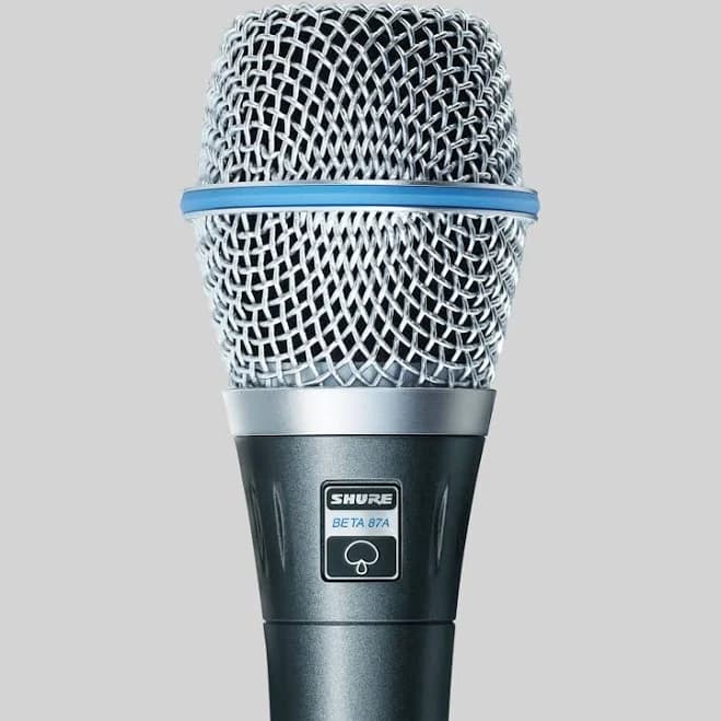 Shure Beta 87A Supercardioid Condenser Vocal Microphone