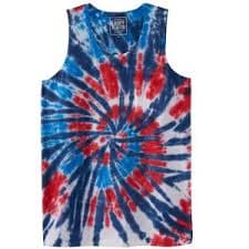 Liberty Blues by KingSize Americana Tank - L, Americana Tie Dye : Target