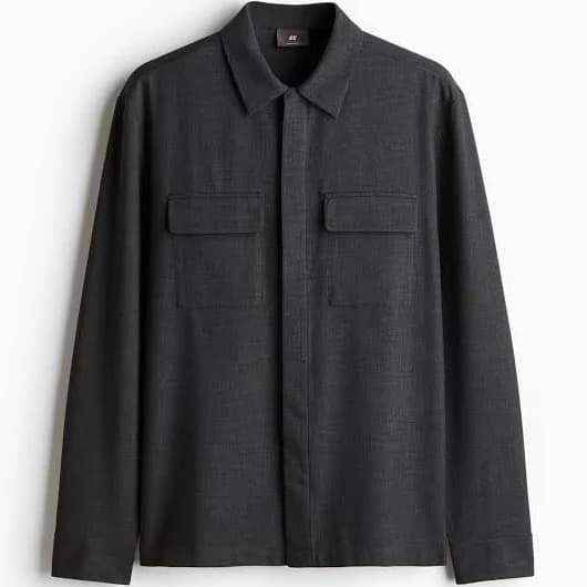 H&M Men's Regular Fit Utility Shirt