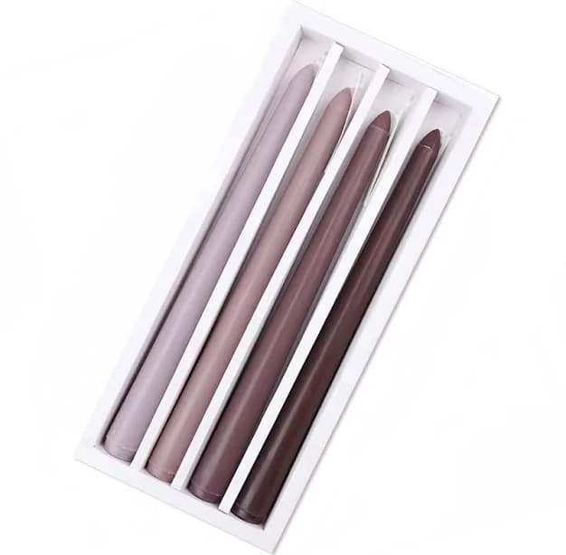 Mgezcoo Taper Candles Set of 4
