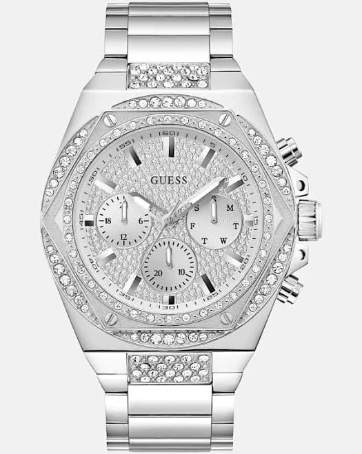 GUESS Men's Fury Multi-function Stainless Steel Watch