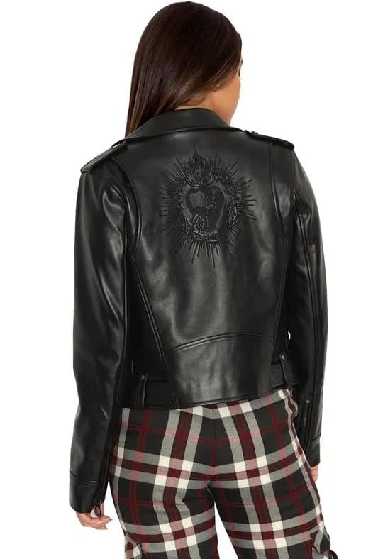 Blackmilk Sacred Heart Moto Jacket