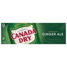Canada Dry Ginger Ale Soda Caffeine Free - 12 pk