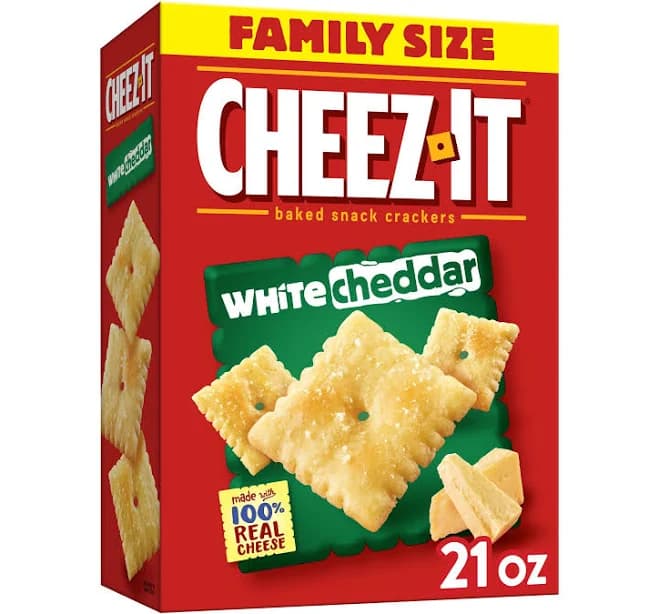 Cheez It Crackers White Cheddar