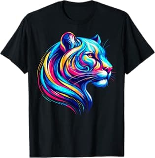 Colourful Puma Animal T-Shirt