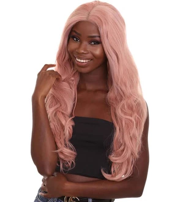 NUnique Women's Wavy Lace Front Heat Resistant Fashion Icon Wig