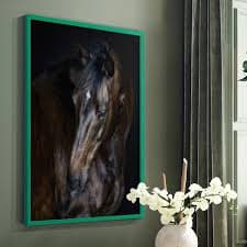 Union Rustic Sunlit Horses I Framed Print - Solid Wood | Wayfair