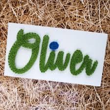 Oliver Unique Gift Idea Custom Name Sign String Art Nursery Decor Personalised Boys Room Decor Christening Birthday Gift Deeisfordaisy - Etsy Australia