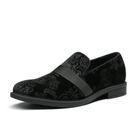 Bruno Marc Men's Slip-On Patent Leather Dress Shoes