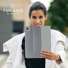 Amazon.com: Tucano Link Eco-Friendly Protective Case for 12.9" iPad Pro (2020-2021) Made from Recycled Plastic Bottles, Anti-Shock, Apple Pencil Slot with Wireless Charging : Electronics