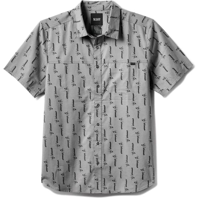 5.11 Tactical Men's Wyatt Print Short Sleeve Shirt