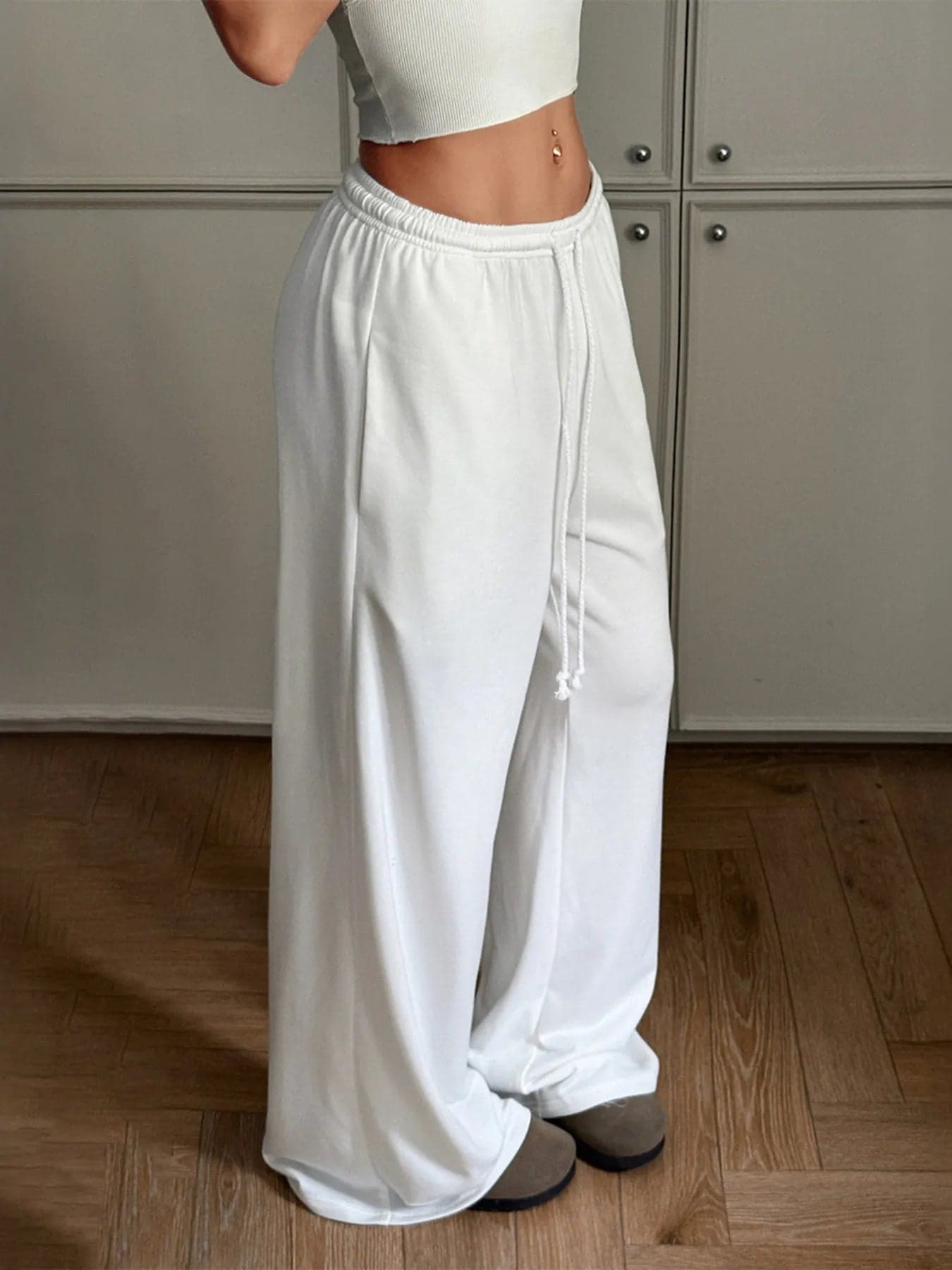 Relaxed Wide Leg Drawstring Pants – SeaTown Outfitters