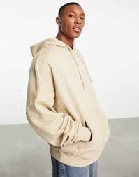 ASOS DESIGN extreme oversized hoodie in beige | ASOS