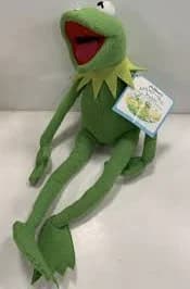 Vintage Muppets Kermit the Frog Plush Doll Toy From Eden Toys With Original Tag