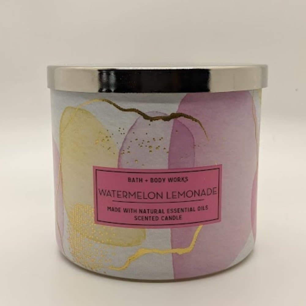 NEW - Bath & Body Works/White Barn Watermelon Lemonade 3 Wick Candle