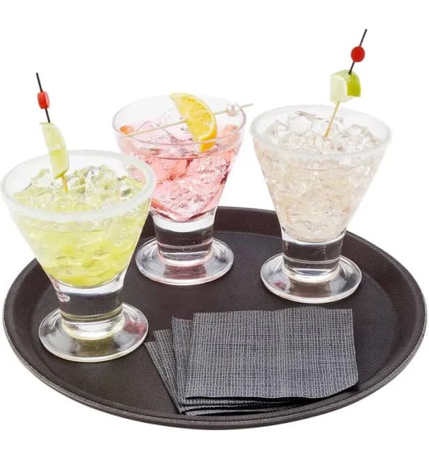 Bar Lux 11 inch Round Serving Tray
