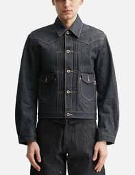 SUGARHILL Classic Denim Jacket - Japanese-made rigid indigo denim jacket | HBX