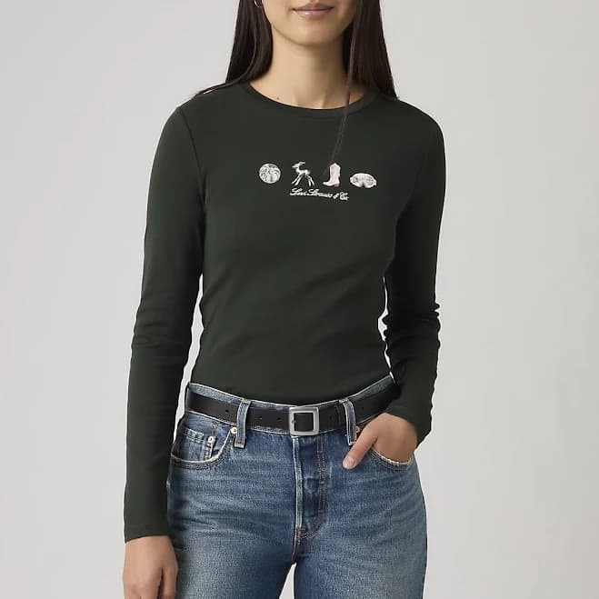 Levi's Women's Graphic Essential Long Sleeve T-Shirt