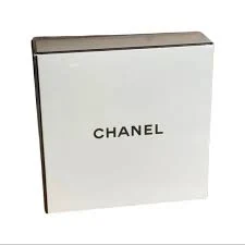 Chanel Empty Classic White & Black Cardboard Gift Box