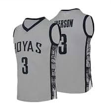 AIFFEE Men's #3 Ivenson Basketball Jersey S-XXXL Gray, 90s Hip Hop Clothing,Stitched Letters and Numbers (S) : Clothing, Shoes & Jewelry - Amazon.com