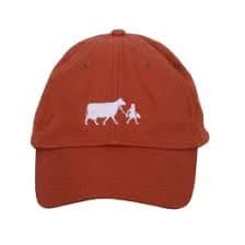 Orange with White Logo Cap