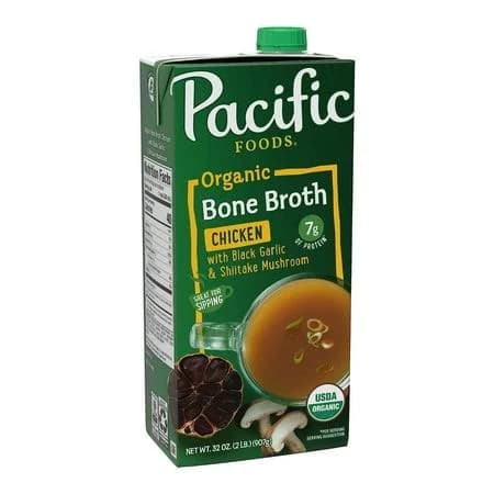Pacific Foods Organic Chicken Bone Broth with Black Garlic and Shiitake Mushroom