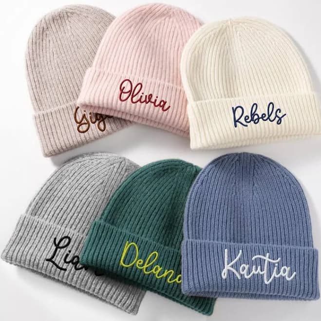 Personalized Embroidered Classic Beanie