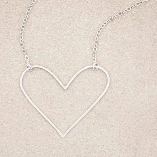 Lisa Leonard Designs Petite Peaceful Heart Necklace