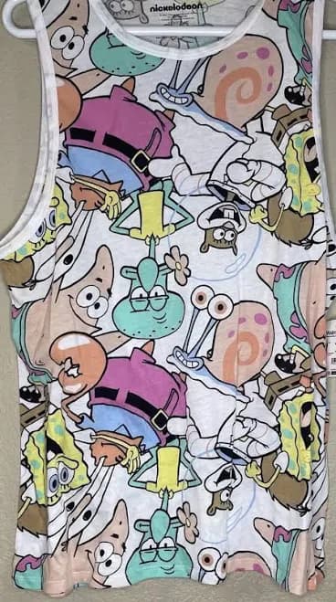 Nickelodeon Spongebob Squarepants Junior Tank Top L (11-13)