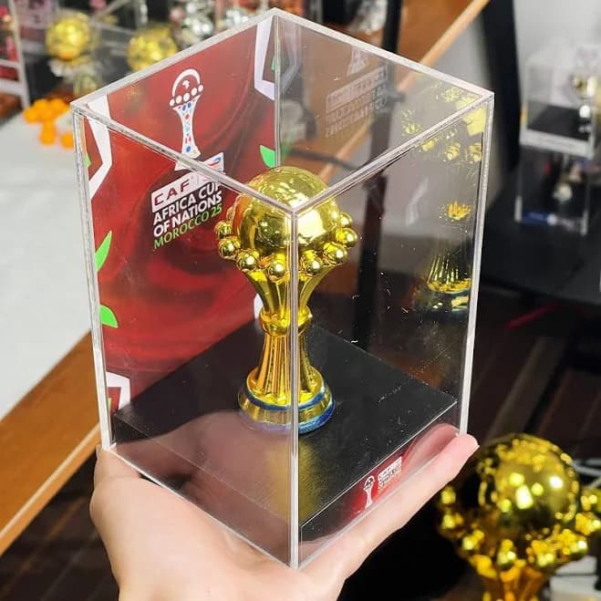 Afcon Africa Cup Of Nations Trophy 10cm Resin Trophy With Display
