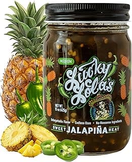 Sweet Jalapiña Heat, Jarred Jalapenos, 0g Sodium, 0g Fat, Single Jar 15 oz
