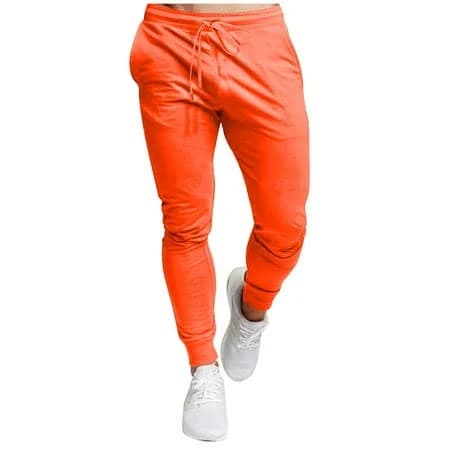 Men's Striped Track Pants with Side Bands