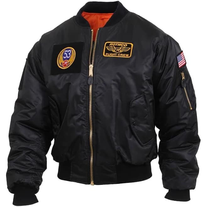 Aviator MA-1 Flight Jacket with Patches